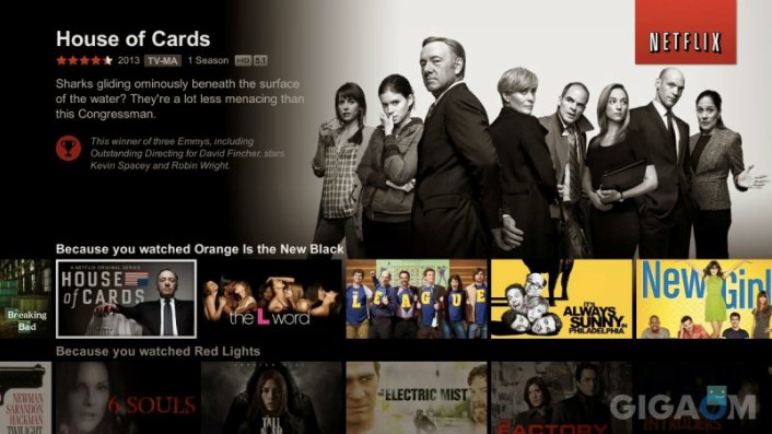 personalisierter Content-Ticker auf Netflix