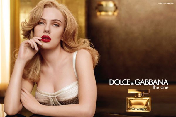 Werbung für den Duft von Dolce & Gabbana