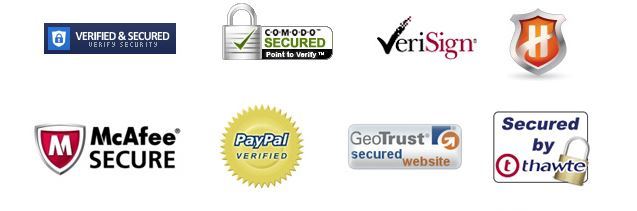 Examples of Trust Seals and Security Certificates