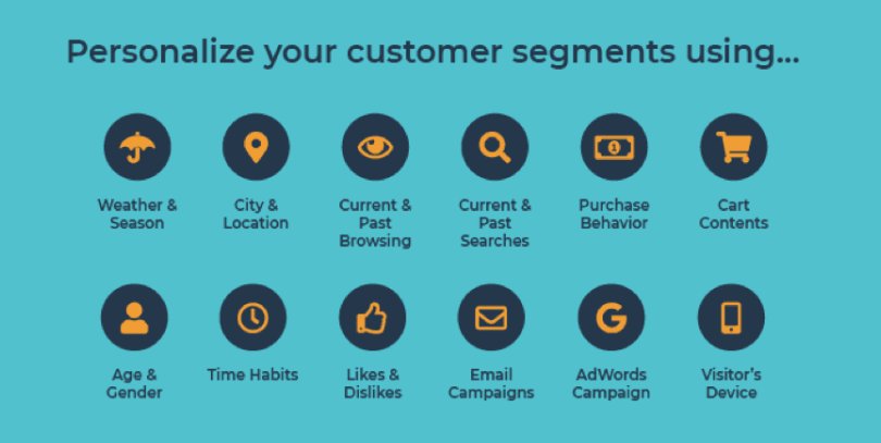 how to personalize customer segments in apps
