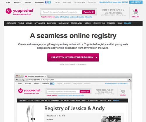 Removing navigation bar from eCommerce landing page - Case Study