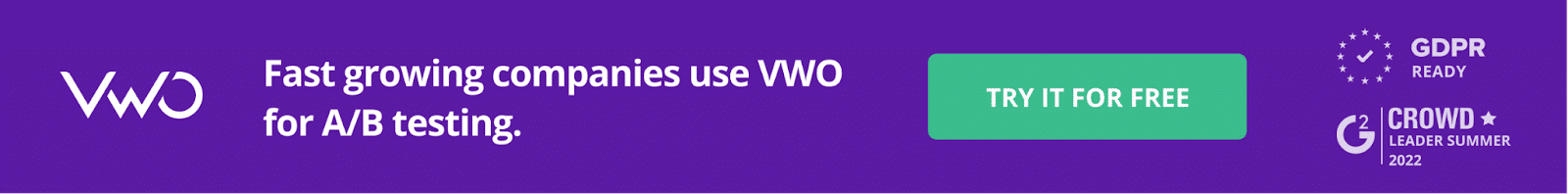 VWO for A/B testing