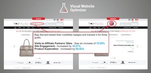 comparing the versions of the a/b test