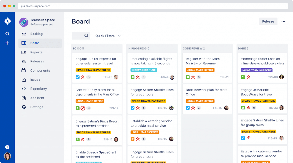 Example Of A Jira Board